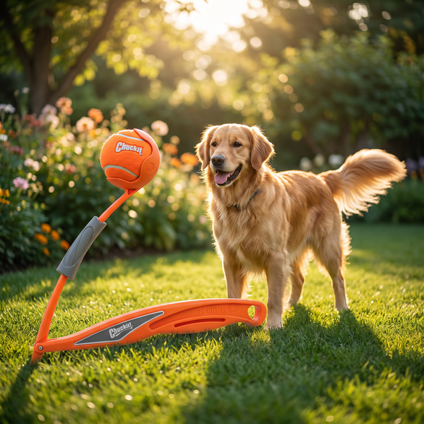 Chuckit Fetch and Fold Mini Launcher - TheNowBox sfeerfoto