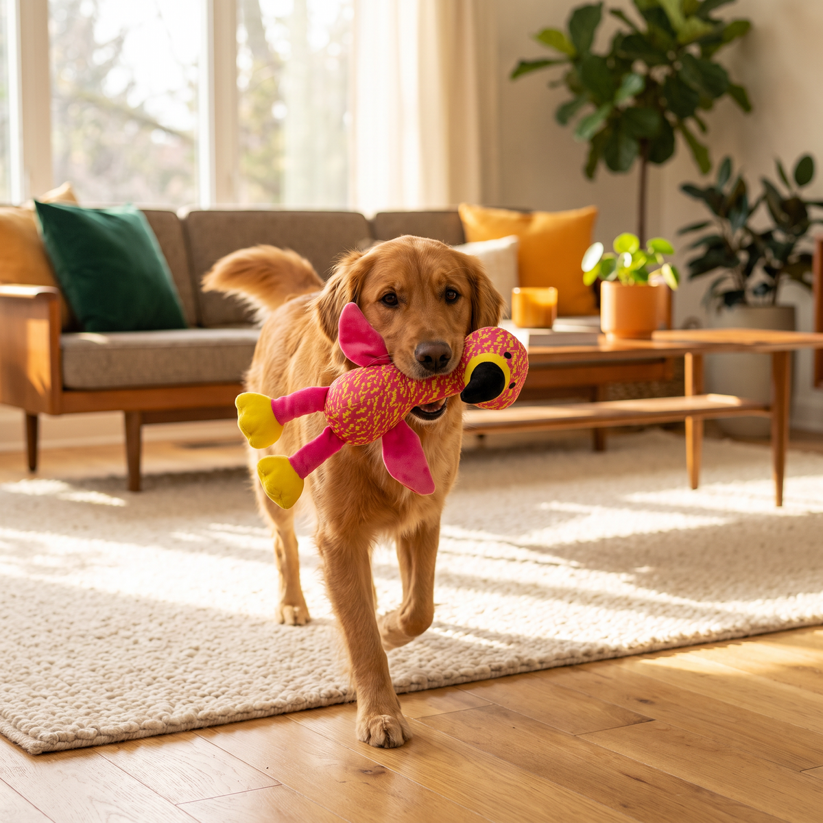Trixie Flamingo stof - TheNowBox sfeerfoto