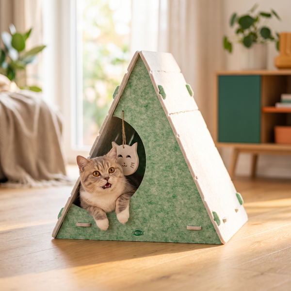 Trixie Kattenmand Speelbox Lucy - TheNowBox sfeerfoto