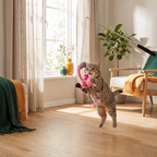 Trixie Kattenhengel telescopisch flamingo - PetGadgets sfeerfoto